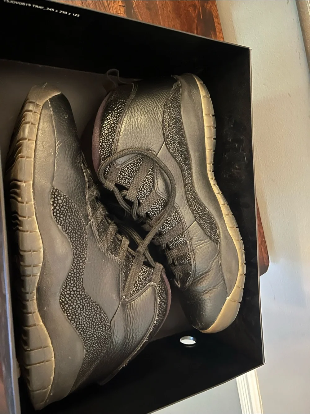 Air Jordan 10 Retro OVO 'Black' Air Jordan x OVO (October's Very Own) Sneakers